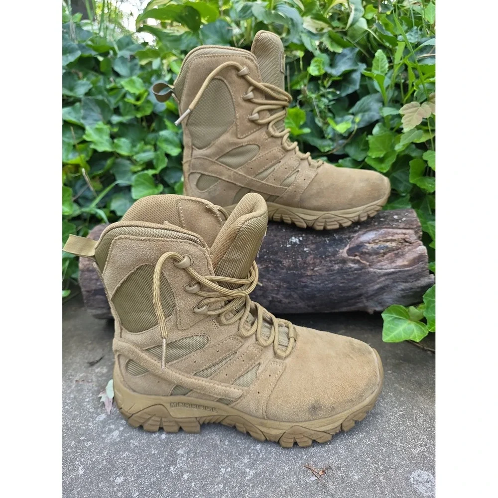 Merrell Tactical Combat Boots Men's 7.5 J17746 Desert Tan